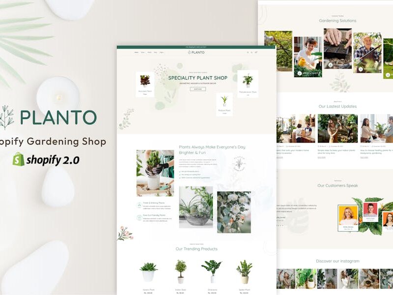 Planto - Shopify Gardening Shop