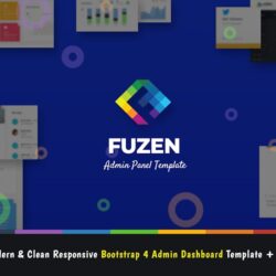 Fuzen – Bootstrap 4 Admin Template + UI Kit
