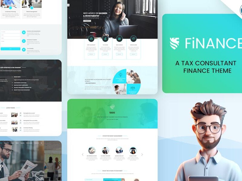 Finance Consultant - Consulting WordPress Theme