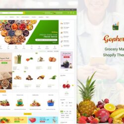 Gopher’s | Grocery, Shopping  Shopify Theme