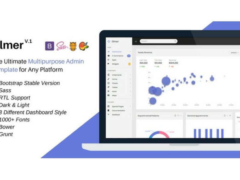 Elmer - Multipurpose Bootstrap Admin Dashboard