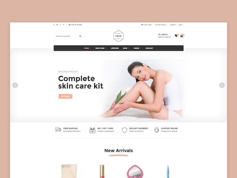Vicky - Cosmetic WooCommerce WordPress Theme