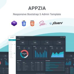 Appzia – Responsive Bootstrap 5 Admin Dashboard