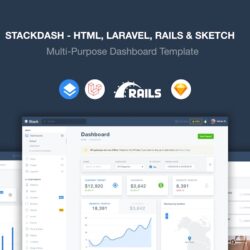 Stack – Laravel, HTML & Rails Template Stack – Laravel, HTML & Rails Template