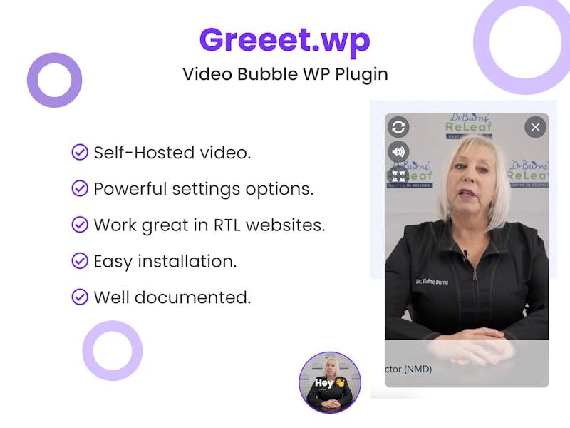 Greet - Video Bubble WordPress Plugin