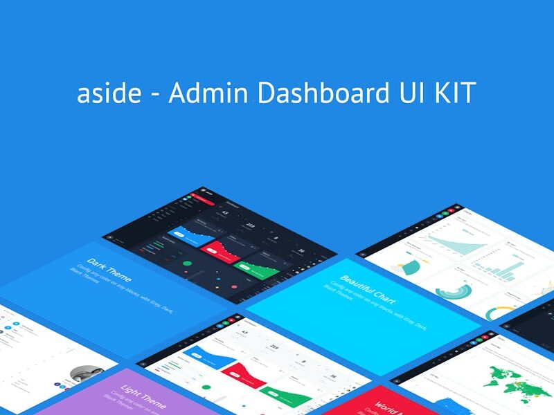aside - Admin Dashboard UI KIT