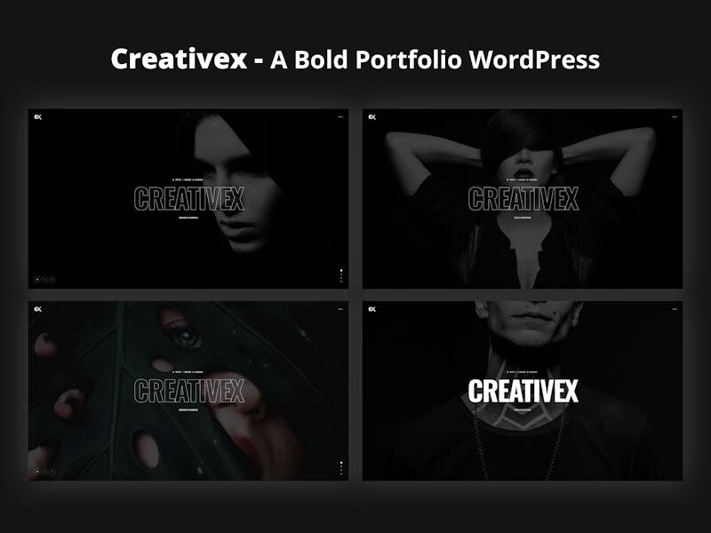 Creativex - A Bold Portfolio WordPress Theme