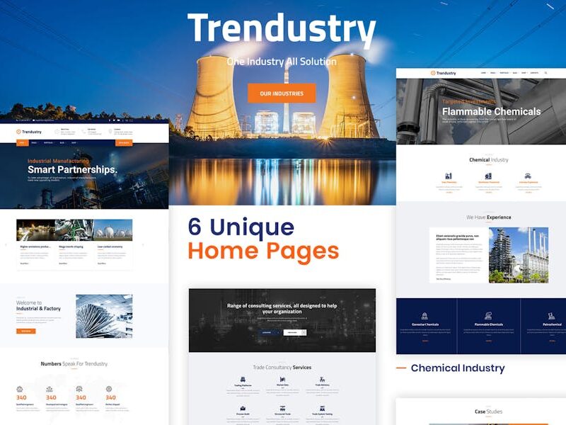 Trendustry - Industrial & Manufacturing WordPress