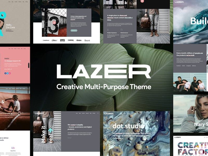 Lazer - Creative Multi-Purpose WordPress Theme
