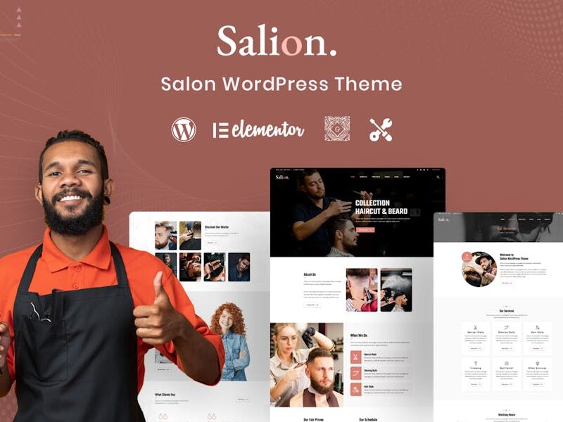 Salion – Hair Salon WordPress Theme
