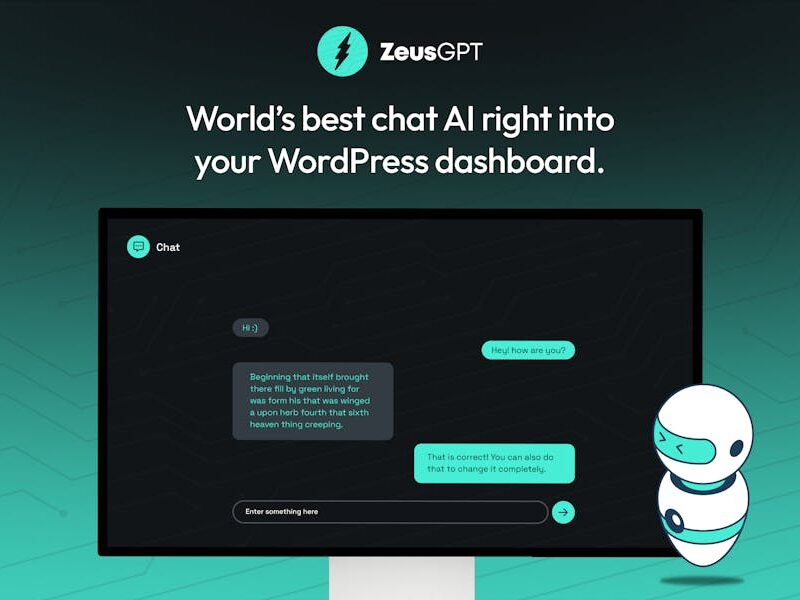 ZeusGPT - WordPress Plugin powered by ChatGPT
