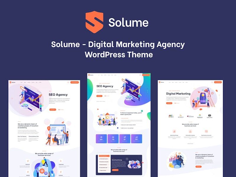Digital Marketing WordPress Theme - Solume