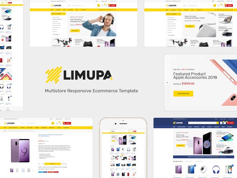 Limupa - Technology OpenCart Theme