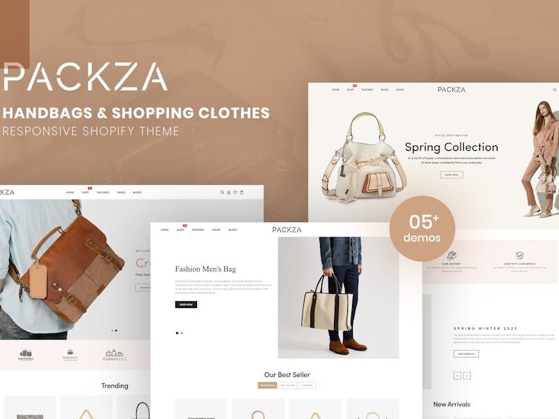 Packza - Handbags & Shopping Clothes Shopify