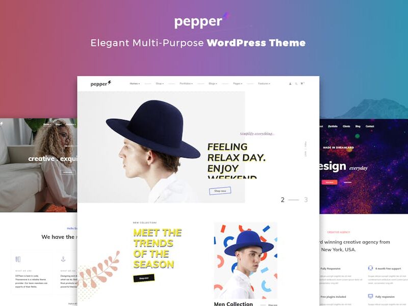 Pepper - Elegent Multi Purpose WordPress Theme