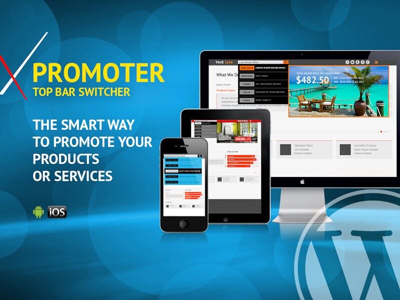 xPromoter - Top Bar Switcher Responsive WordPress