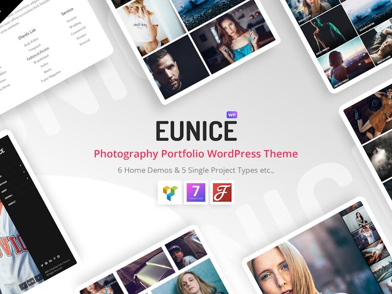 Eunice - Photography Portfolio WordPress Theme