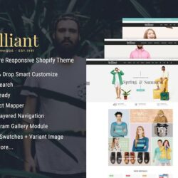Brilliant – Multi Store Responsive Shopify Theme
