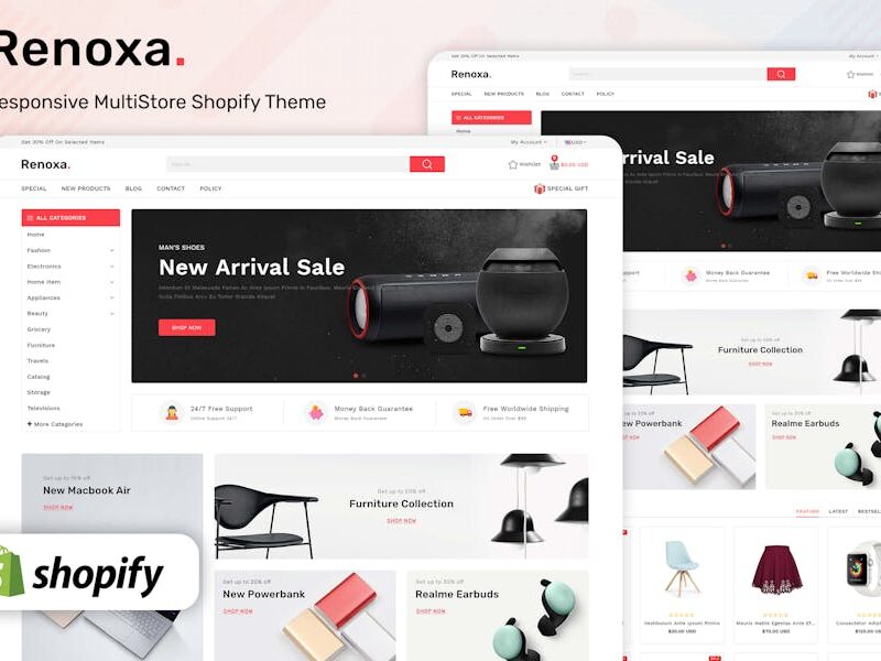 Renoxa - Multipurpose E-commerce Shopify Template