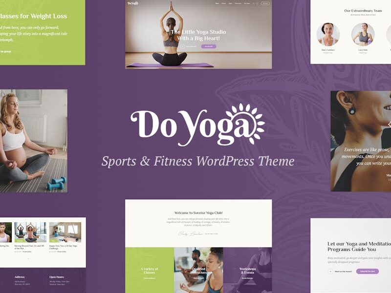 Do Yoga - Fitness Studio & Yoga Club WP Theme