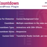 Countdown for Elementor WordPress Plugin Countdown for Elementor WordPress Plugin