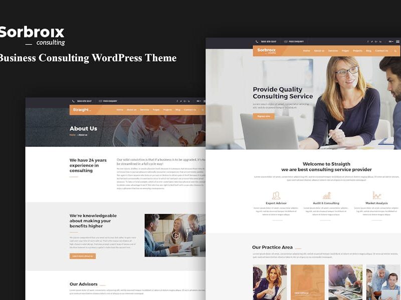 Sorbroix : Business Consulting WordPress Theme