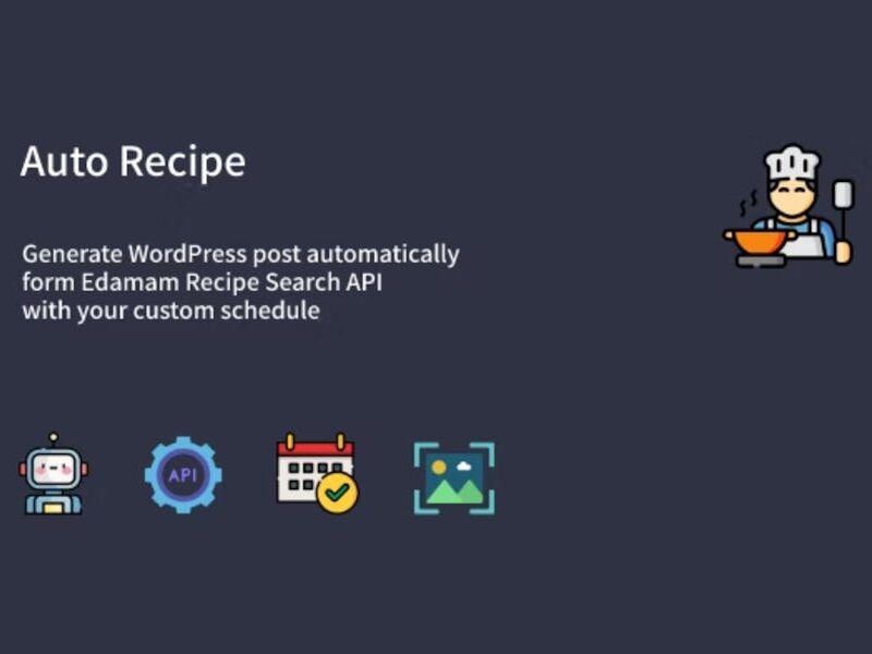 Auto Recipe - WP Automatic Recipe Posts Generator