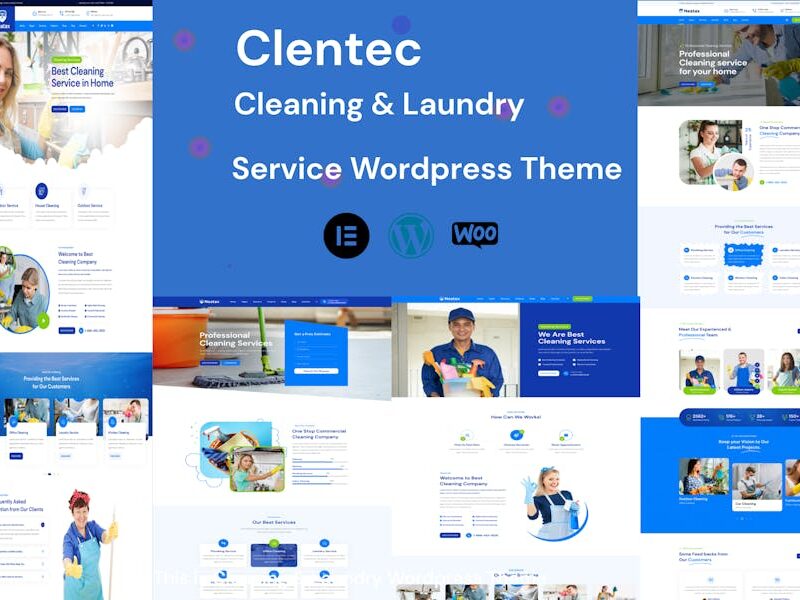 Clentac - Cleaning Services WordPress Theme