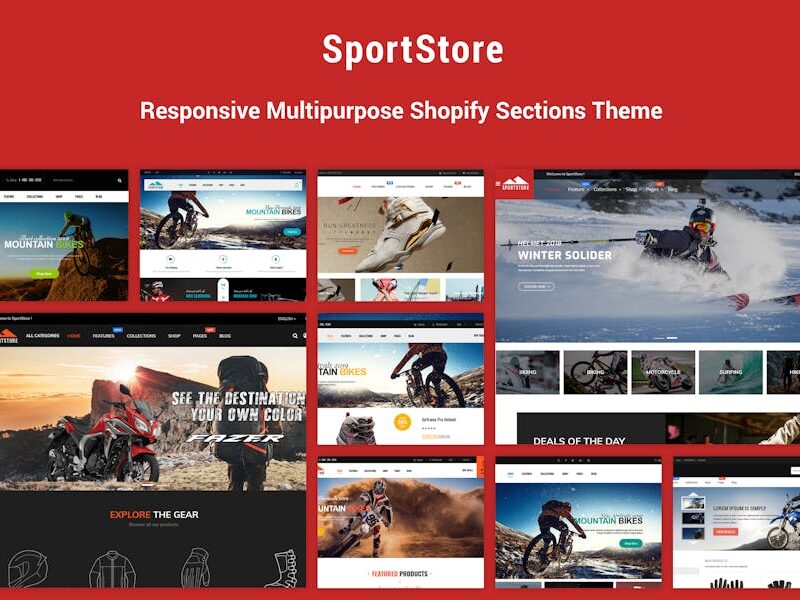 SportStore - Multipurpose Sections Shopify Theme