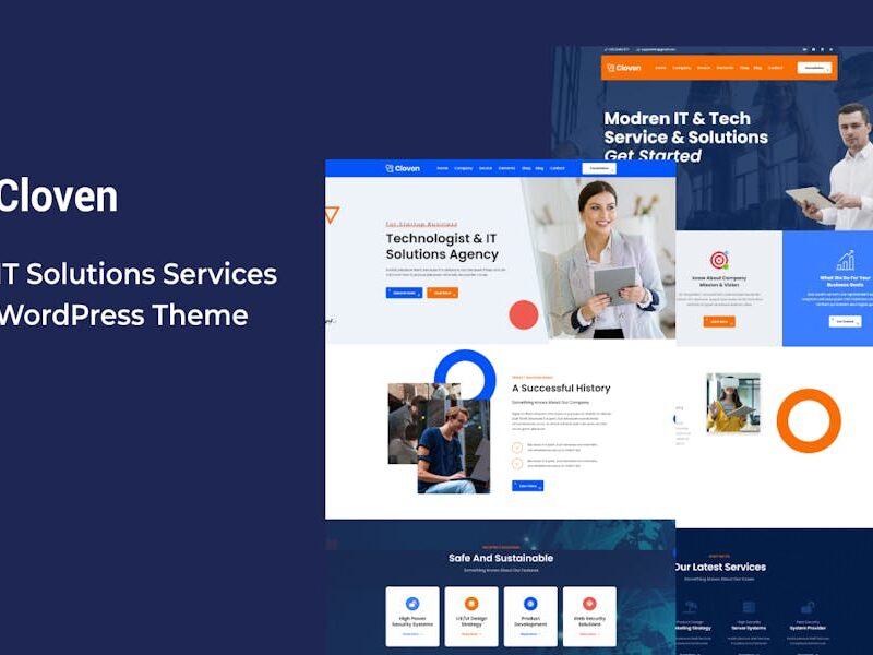 Cloven - IT Solutions Services WordPress Theme