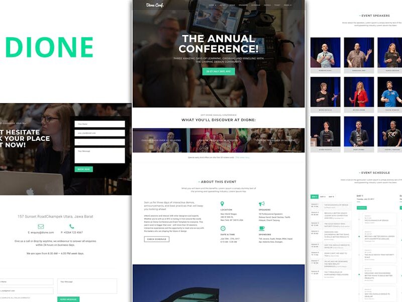 Dione – Conference & Event WordPress Theme