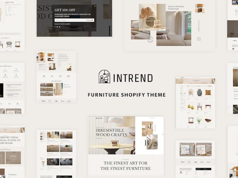 Intrend - Interior Shop, Furniture Shopify Store