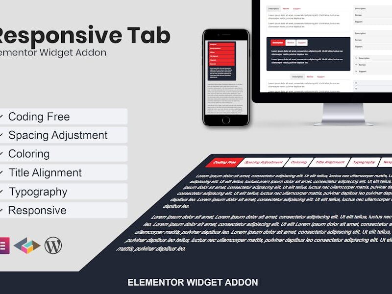 Responsive Tab Elementor Addon Plugin