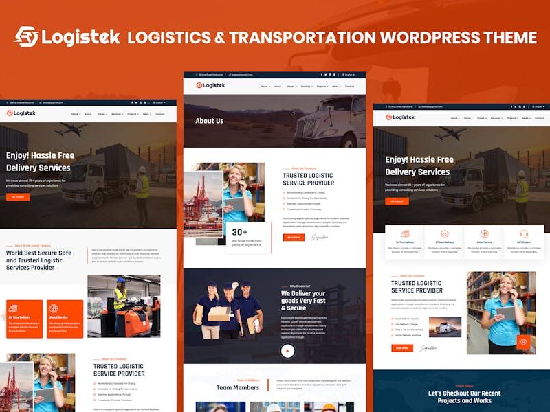 Logistek - Logistics & Transportation WordPress