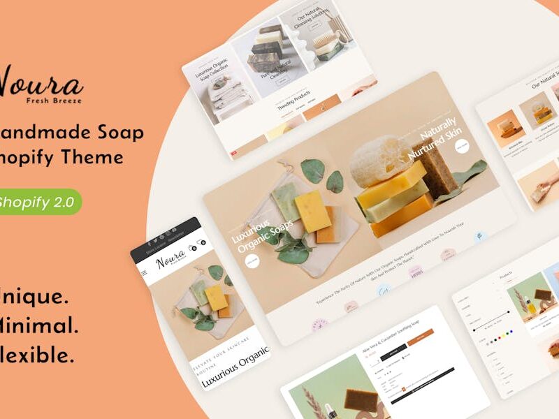 Noura - Handmade Soap Shopify Theme