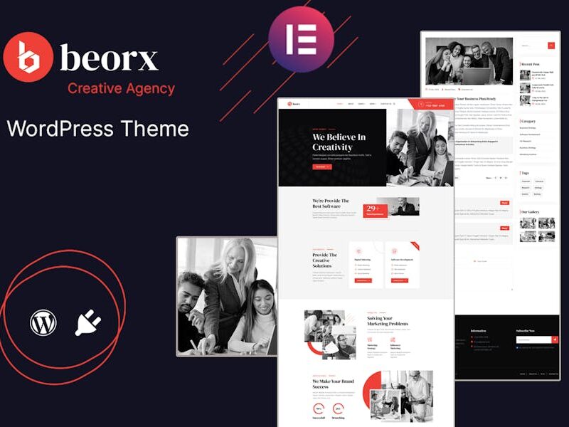 Beorx - Elementor Creative Agency WordPress Theme