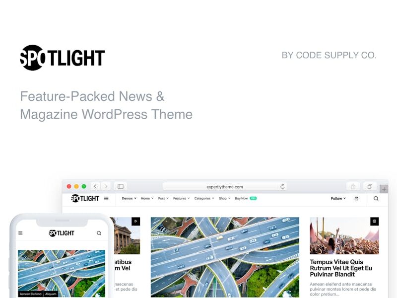 Spotlight - Fast News & Magazine WordPress Theme