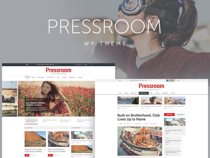 Pressroom - News and Magazine WordPress Theme