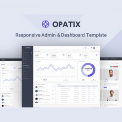 Bootstrap Admin & Dashboard Template – Opatix