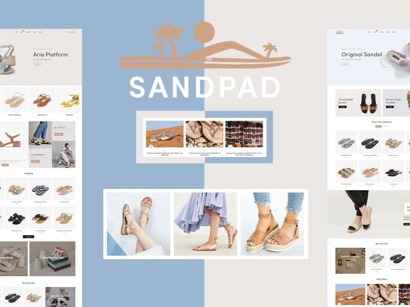 Sandpad - Sandals And Footwear Shoes Shopify Theme