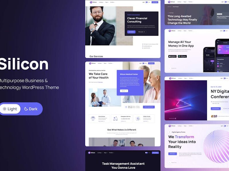 Silicon - Multipurpose Technology WordPress Theme