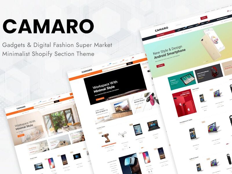 Camaro - Gadgets & Digital Shopify Theme