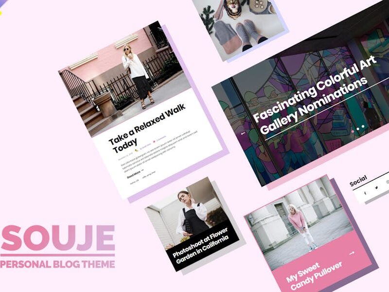 Souje - Personal WordPress Blog Theme