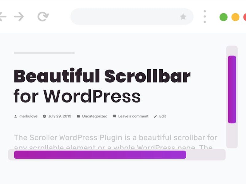 Beautiful Scrollbar for WordPress
