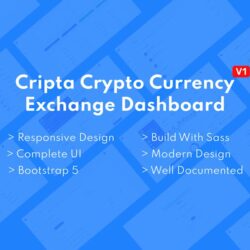 Cripta Crypto Currency Exchange Dashboard