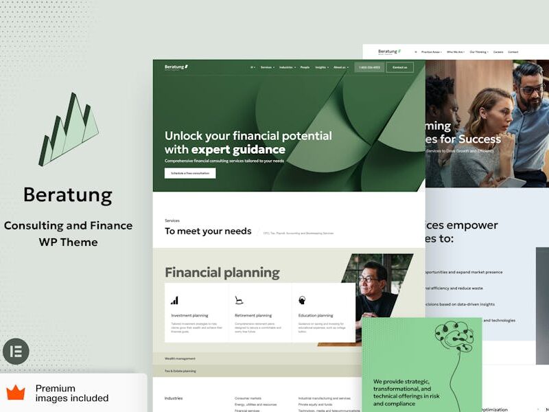 Beratung - Consuting & Finance WordPress