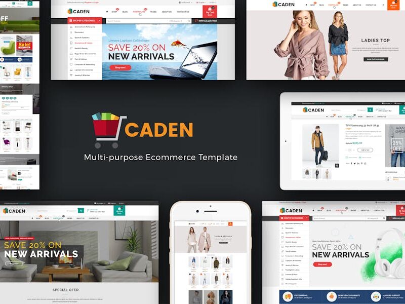 Caden - Mega Store Responsive WordPress Theme