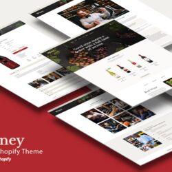 Winey – Liquor Store, Wine Shop Shopify Theme.