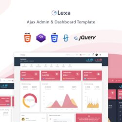 Lexa – Ajax Admin & Dashboard Template