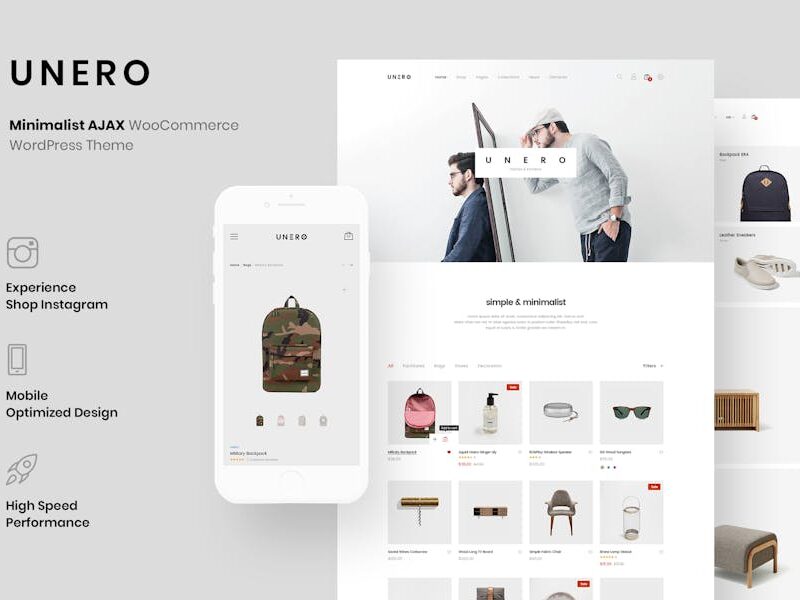 Unero - Minimalist WooCommerce WordPress Theme